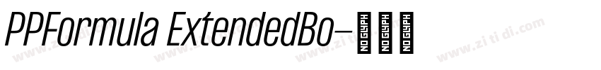 PPFormula ExtendedBo字体转换